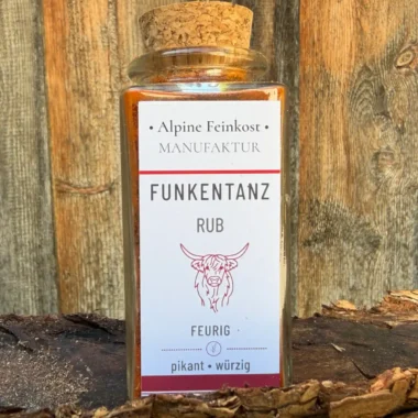 Funkentanz BBQ RUB von Alpine Feinkost im Glas