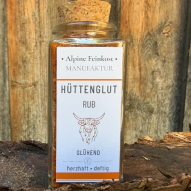 Hüttenglut RUB von Alpine Feinkost im Glas