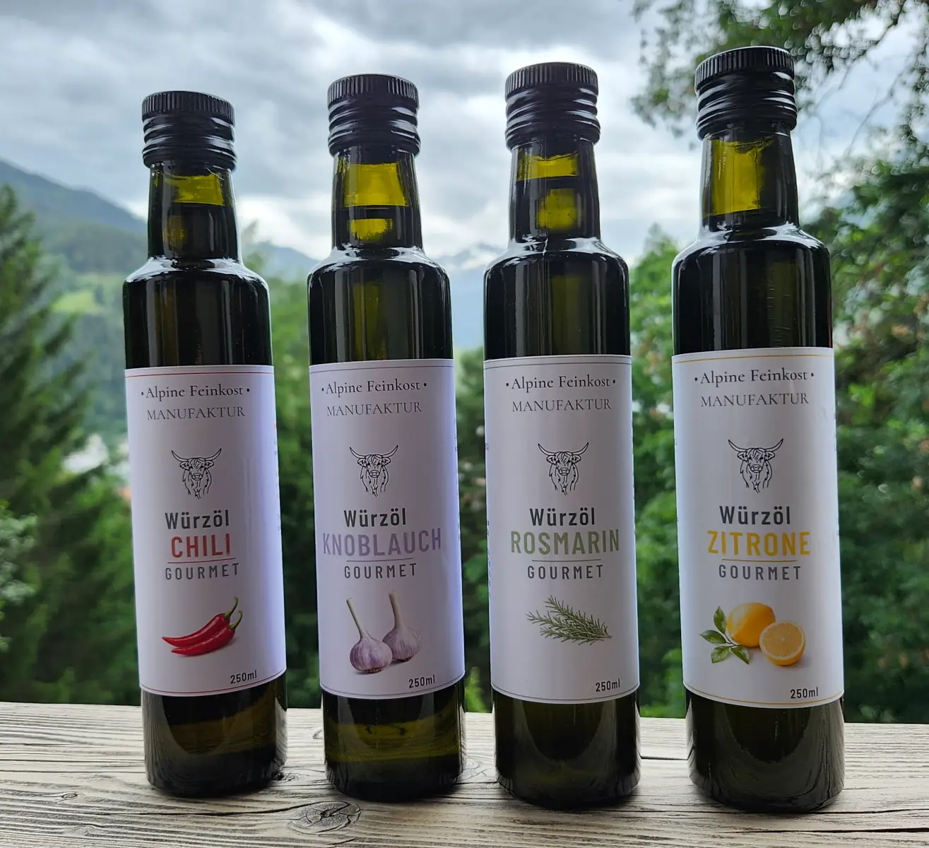 Würzöle von Alpine Feinkost