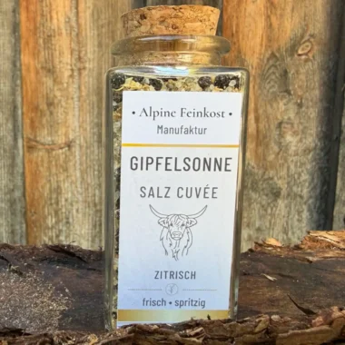 Gipfelsonne Gewürz von Alpine Feinkost im Glas