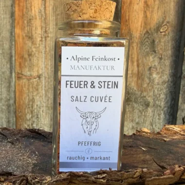 Feuer & Stein Gewürz von Alpine Feinkost im Glas